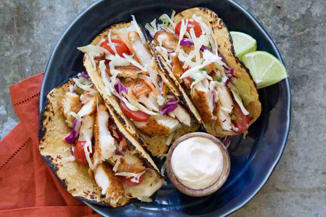 Spicy Cajun Fish Tacos